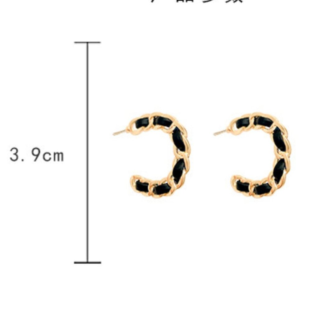 ❤️‍🔥𝕤𝕒𝕝𝕖❤️‍🔥🦋coco leather earrings - Picture 7 of 11